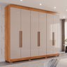 Guarda-roupa Casal 6 Portas 6 Gavetas Órion Premium com Pés 100% MDF - 1