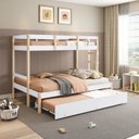 Ver imagem 4 de Treliche Juvenil Solteiro e Casal Family Soft Madeira e MDF Casatema MadeiraOriginals Branco/Marrom
