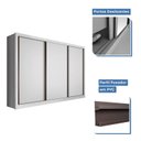 Ver imagem 3 de Guarda Roupa Casal Premium Liv 3 Portas 6 Gavetas Espresso Móveis