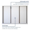 Ver mais imagens de Guarda Roupa Casal Premium Liv 3 Portas de Correr e 6 Gavetas 242cm Yescasa Branco