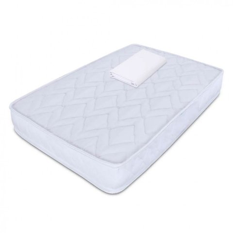 Kit Colchão Mini Berço Desmontável Chiqueirinho Cercadinho + Lençol Hipoalergênico Bf Colchões