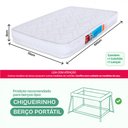 Ver imagem 2 de Kit Colchão Mini Berço Desmontável Chiqueirinho Cercadinho + Lençol Hipoalergênico Bf Colchões