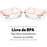 Kit Potes De Vidro Herméticos 2 Peças Retangular 1050ml - 5