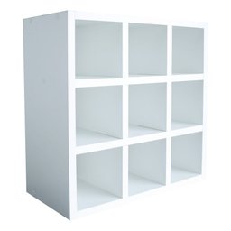 Nicho Multiuso com 9 Divisões para Toalhas Decorativo em Mdf Branco Cód.809 - 1