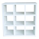 Ver imagem 4 de Nicho Multiuso com 9 Divisões para Toalhas Decorativo em Mdf Branco Cód.809