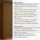 Ver imagem 7 de Guarda Roupa Casal Premium Liv 3 Portas de Correr e 6 Gavetas 242cm Yescasa Marrom/Freijó