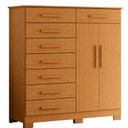 Ver mais imagens de Cômoda para Quarto 8 Gavetas e 2 Portas Verona Marrom/Cinamomo