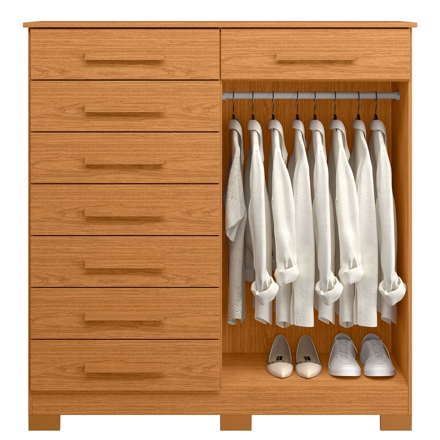Cômoda para Quarto 8 Gavetas e 2 Portas Verona | MadeiraMadeira