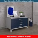Ver imagem 5 de Mapoteca 5 Gavetas Pandin 120cm (larg) Inmetro Tampo Mdp Cinza