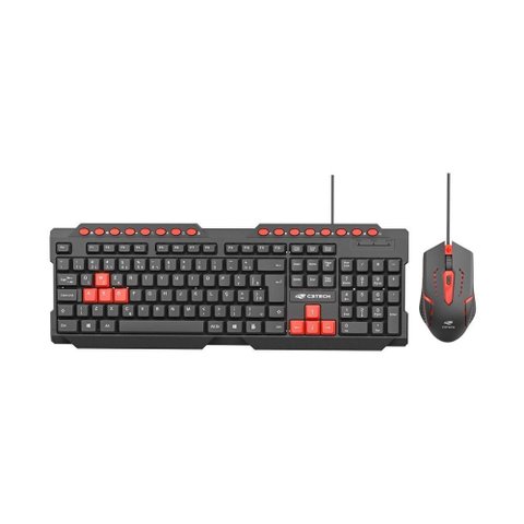 Kit Teclado e Mouse Gamer C3tech Gaming - Abnt2 -1200dpi - Gk-20bkv2