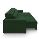 Ver imagem 7 de Sofá Decorativo Hugo 2 Lugares 208cm Reclinável e Retrátil Veludo Verde G45 - Gran Belo