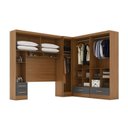 Ver imagem 5 de Quarto Modulado Casal Completo 4 Peças 5 Portas 4 Gavetas com Maleiro Smart Plus