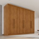 Ver imagem 1 de Guarda-roupa Casal 6 Portas 6 Gavetas Órion Premium 100% MDF