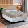 Cama Box Baú Casal Sintético Cremil + Colchão Molas Ensacadas Airprime 138x188x65cm Cor:branco - 3