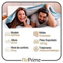 Ver imagem 4 de Cama Box Baú Casal Sintético Cremil + Colchão Molas Ensacadas Airprime 138x188x65cm Cor:branco