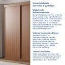 Ver mais imagens de Guarda-Roupa Samambaia 2 Portas CabeCasa MadeiraOriginals Freijó