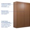 Guarda-Roupa Samambaia 2 Portas CabeCasa MadeiraOriginals - 4