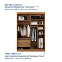 Ver imagem 6 de Guarda-Roupa Samambaia 2 Portas CabeCasa MadeiraOriginals Carvalho