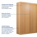 Ver imagem 5 de Guarda-Roupa Samambaia 2 Portas CabeCasa MadeiraOriginals Carvalho