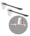 Ver imagem 5 de Suporte para Prateleira Pelicano Branco - 4un