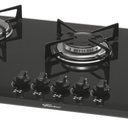 Ver imagem 2 de Cooktop 5 Bocas a Gás Acendimento Superautomático Preto Fischer