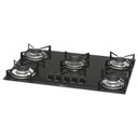 Ver imagem 1 de Cooktop 5 Bocas a Gás Acendimento Superautomático Preto Fischer