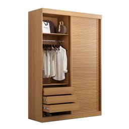 Guarda-Roupa Samambaia 2 Portas Ripado CabeCasa MadeiraOriginals - 9 Guarda-Roupa Samambaia 2 Portas Ripado CabeCasa MadeiraOriginals - 9