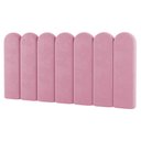 Ver imagem 1 de Painel Cabeceira Cama Box Casal Queen Size Lana 160cm Suede Rosa - Desk Design
