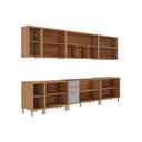 Ver imagem 3 de Kit Modulado 8 Peças Eloise CZ598 Cinamomo/Off White MGM