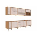 Ver imagem 2 de Kit Modulado 8 Peças Eloise CZ598 Cinamomo/Off White MGM