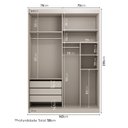 Ver imagem 3 de Guarda-Roupa Samambaia 2 Portas Ripado CabeCasa MadeiraOriginals