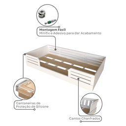 Cama Infantil Montessoriana Solteiro Lua - 8