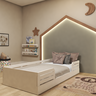 Cama Infantil Montessoriana Solteiro Lua - 4