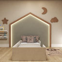 Ver imagem 6 de Cama Infantil Montessoriana Solteiro Lua Branco