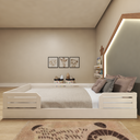 Ver imagem 5 de Cama Infantil Montessoriana Solteiro Lua Branco