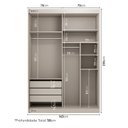 Ver imagem 3 de Guarda-Roupa Samambaia 2 Portas CabeCasa MadeiraOriginals Off White