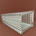Ver imagem 2 de Vaso Decorativo Cachepô Enfeiteenfeite Casa Vidro 28x16x12cm