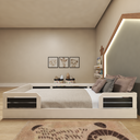 Ver imagem 5 de Cama Infantil Montessoriana Solteiro Lua Branco/Preto