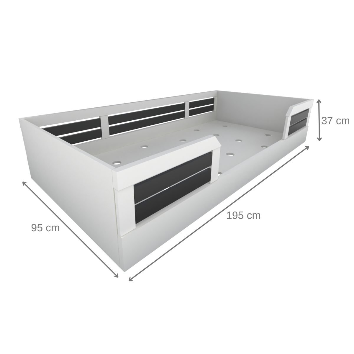 Cama Infantil Montessoriana Solteiro Lua Yescasa - 10