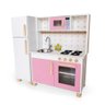 Kit Cozinha Infantil com Geladeira Eita Casa Perfeita Rosa - 1