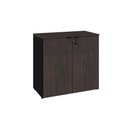 Ver imagem 1 de Armário Baixo com 02 Portas 75x80x42cm Wlab80 Preto Tx com Terracota