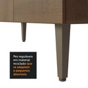 Ver imagem 3 de Balcão Gabinete 3 Portas 1 Gaveta Rustic Gourmet Madesa Rustic