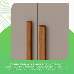 Guarda-roupa Casal com Espelho 6 Portas 6 Gavetas Órion Premium - 10