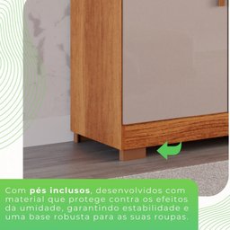 Guarda-roupa Casal com Espelho 6 Portas 6 Gavetas Órion Premium - 14