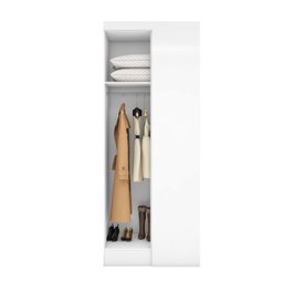 Quarto Modulado de Canto 3 Peças 5 Portas 2 Gavetas Smart Plus - 9