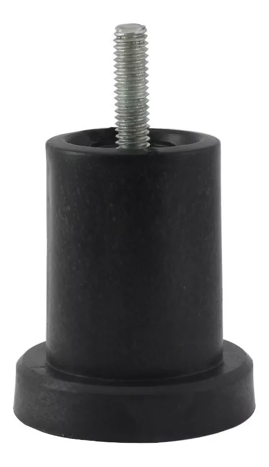 Ver imagem 4 de Pé para Cama Box e Sofá 6cm X 6cm Preto Redondo Kit 12 Unidades