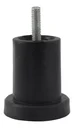 Ver imagem 4 de Pé para Cama Box e Sofá 6cm X 6cm Preto Redondo Kit 12 Unidades