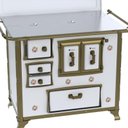 Ver imagem 3 de Fogao a Lenha N 2 Renaissance Chapa de Aluminio Branco Buque Sd