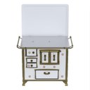 Ver imagem 2 de Fogao a Lenha N 2 Renaissance Chapa de Aluminio Branco Buque Sd