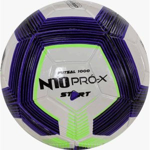 Bola Futsal N10 PRO-X Start 1000:Branco/Roxo